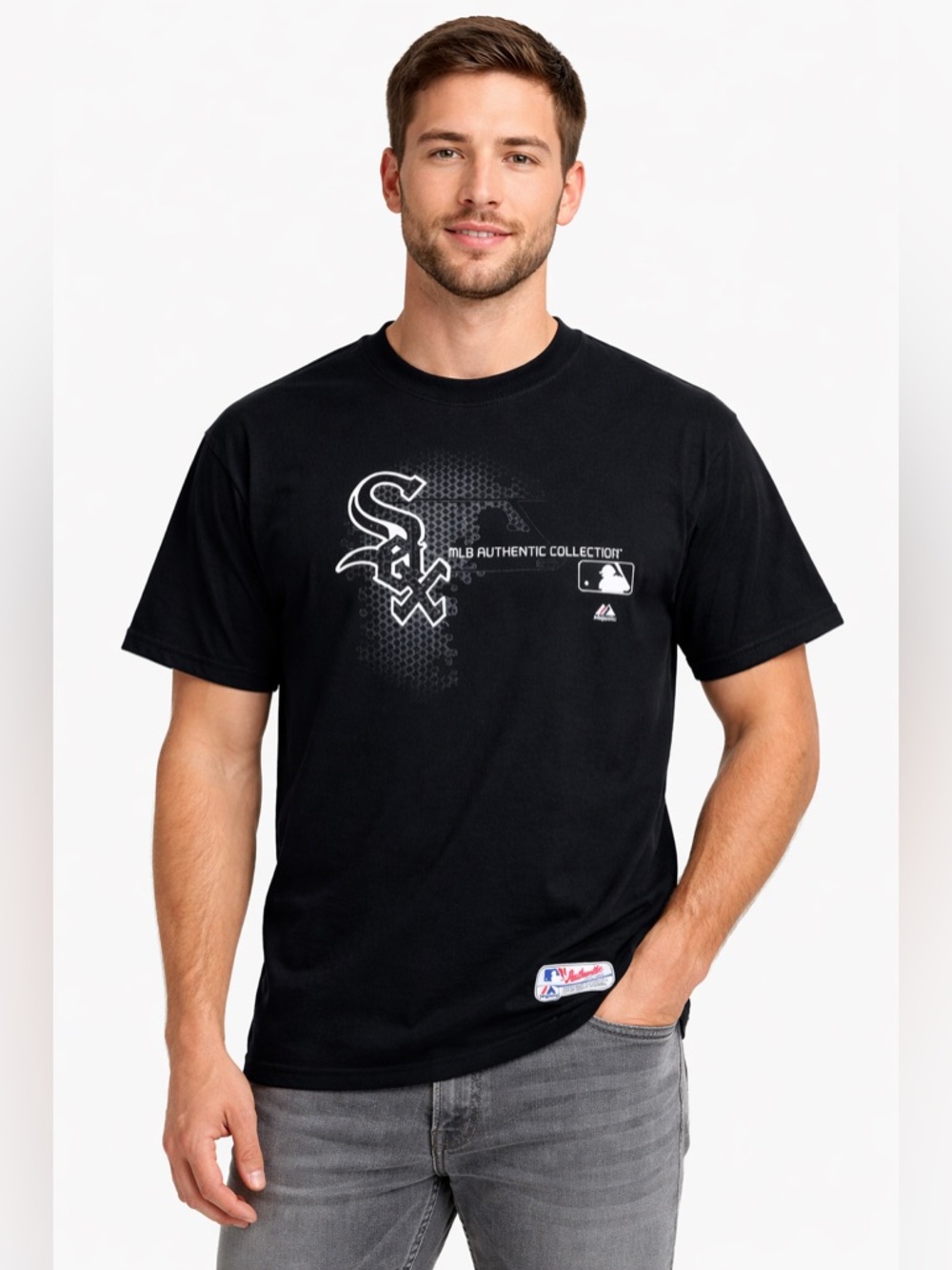 Chicago White Sox Majestic MLB Authentic Collection T Shirt Men’s XL Black